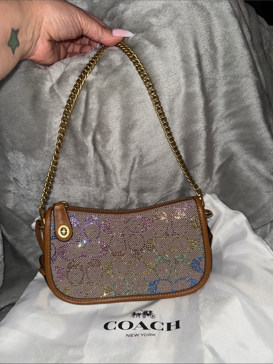Coach Handbags - Coach swinger rainbow crystal-like new